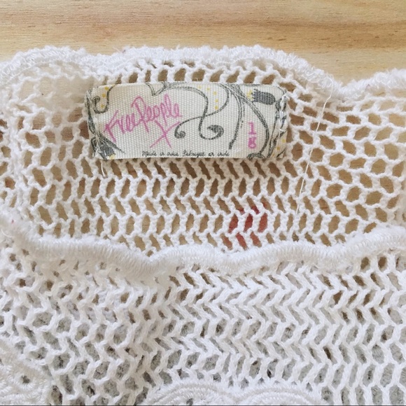 Free People Wide Neck Lace Tunic - Picture 6 of 8